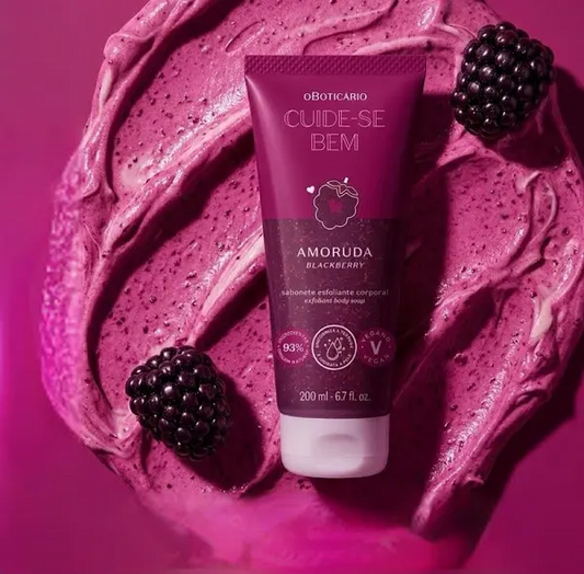 Cuide-se Bem Amoruda Blackberry Exfoliating Body Scrub
