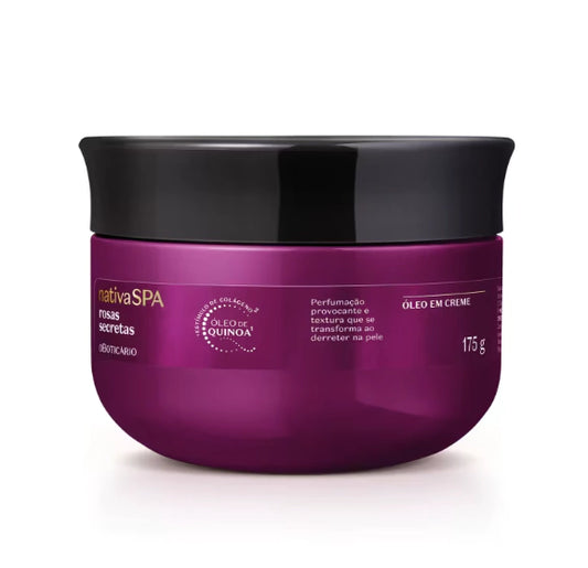 Nativa SPA Secret Roses Body Cream to Oil – 175g | O Boticário