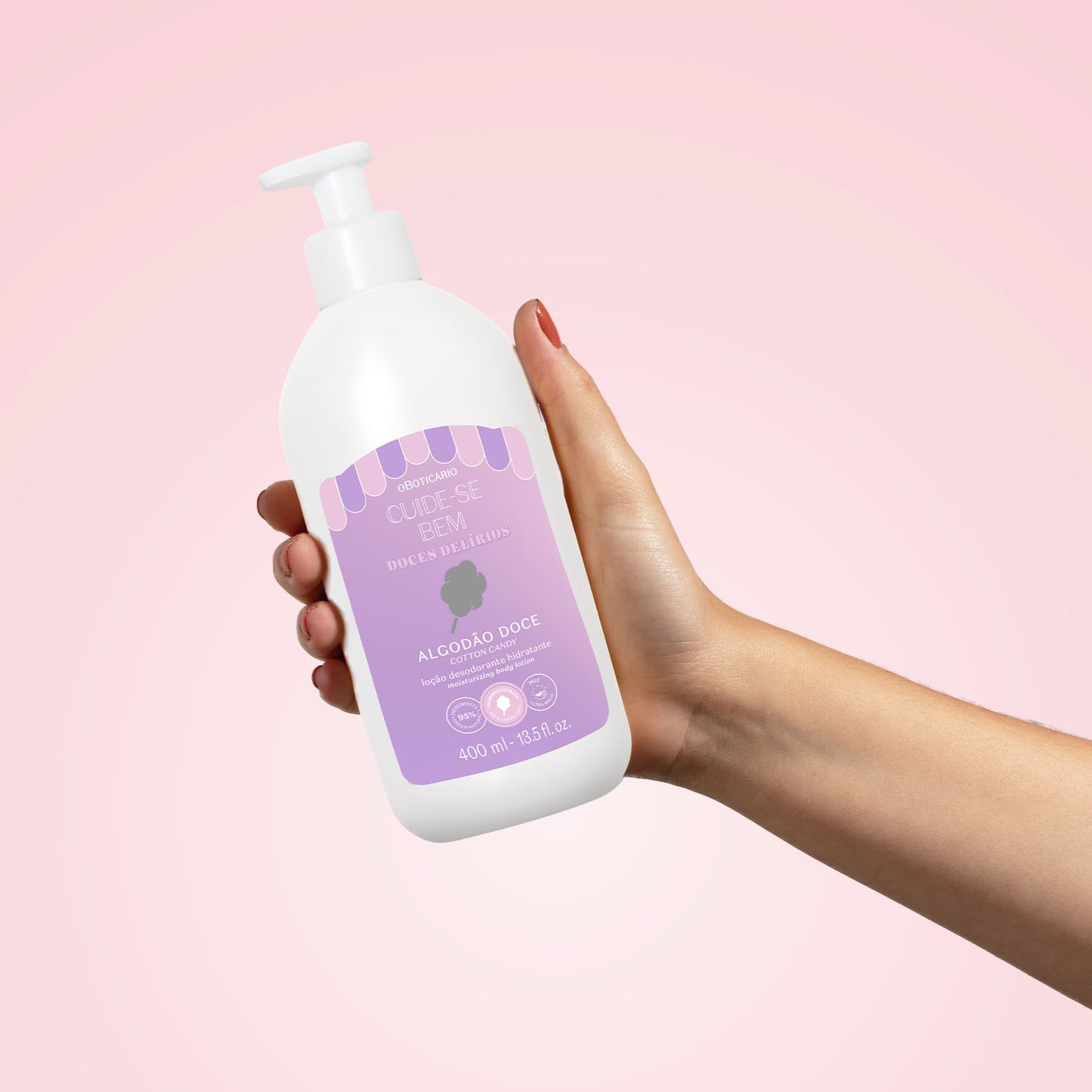 Cuide-se Bem Doces Delírios Cotton Candy Moisturising Body Lotion