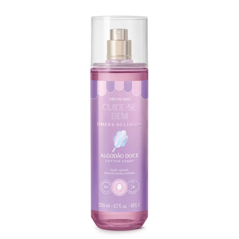 Cuide-se Bem Doces Delírios Cotton Candy Body Splash