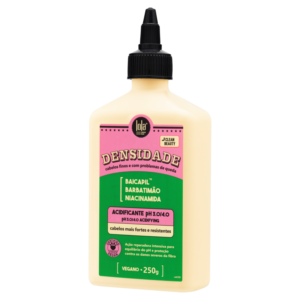 Acidificante capilar para densidade capilar pH 3.0/4.0 250g | Lola from Rio