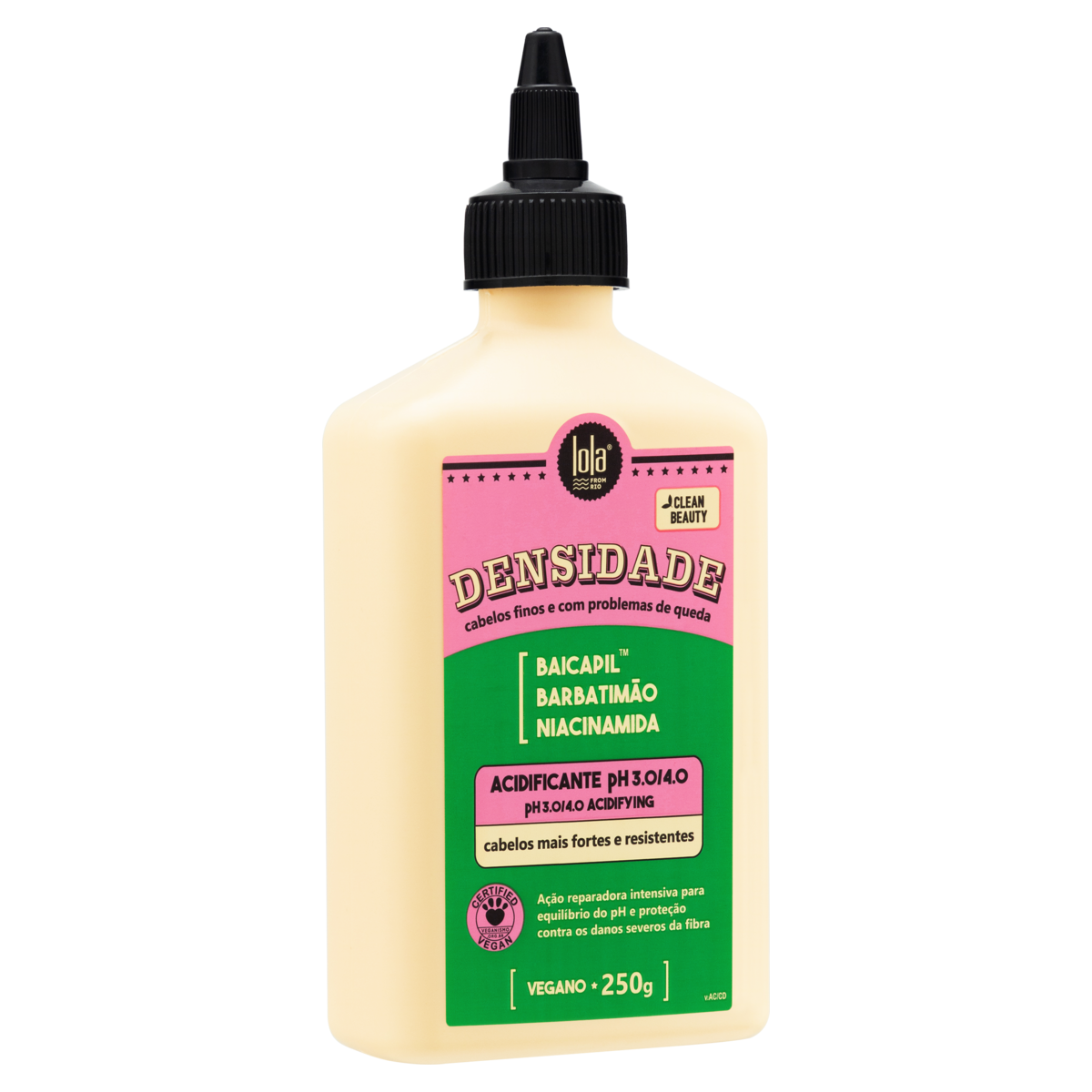 Acidificante capilar para densidade capilar pH 3.0/4.0 250g | Lola from Rio