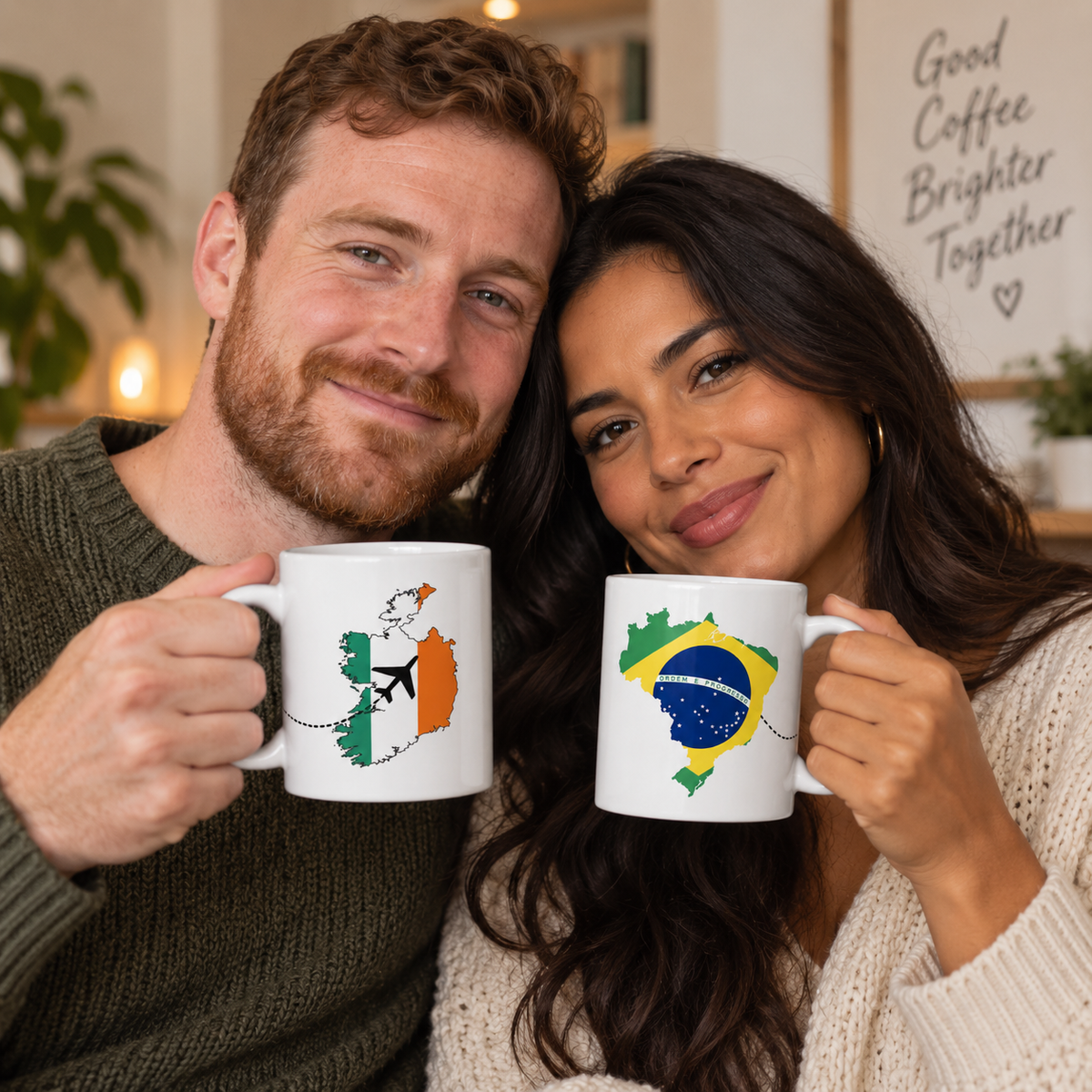 Caneca Do Brasil para a Irlanda / Caneca do Brasil para Irlanda