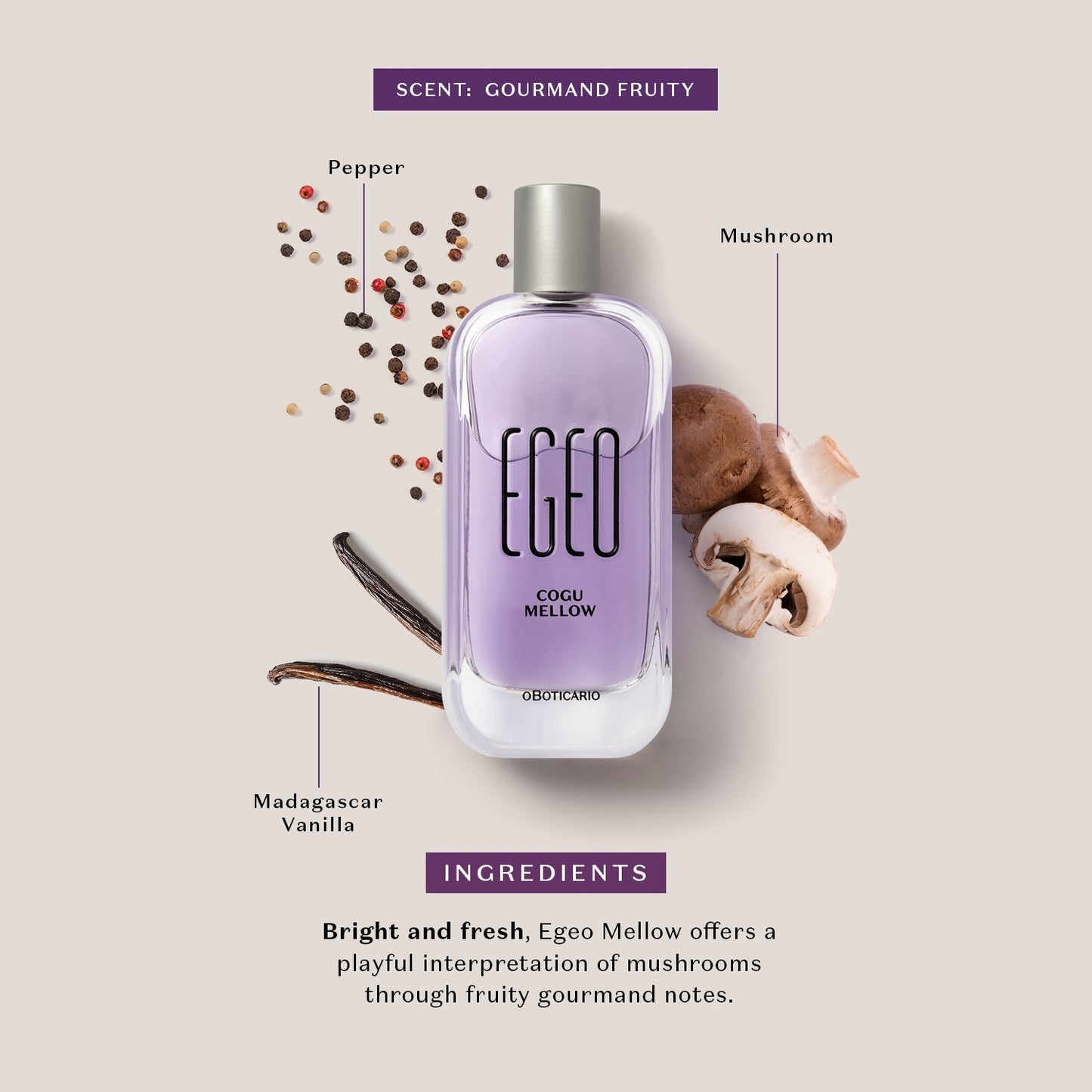 Egeo Cogu Mellow Eau de Toilette 90ml | o Boticário