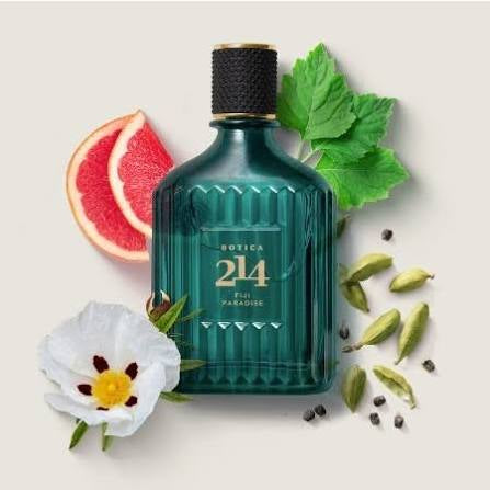 Botica 214 Fiji Paradise Eau de Parfum for Men | Fresh Woody Aromatic Perfume