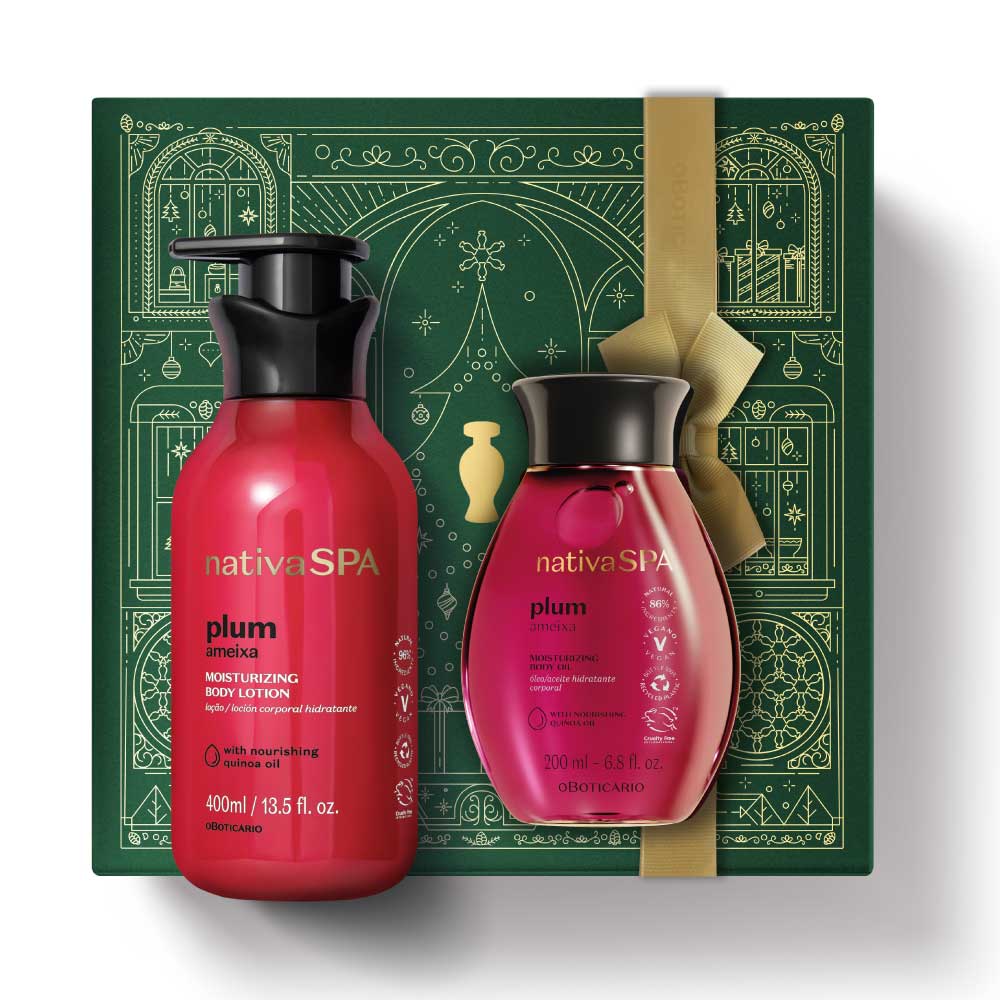 Nativa SPA Plum Oil Christmas Care Kit | O Boticário