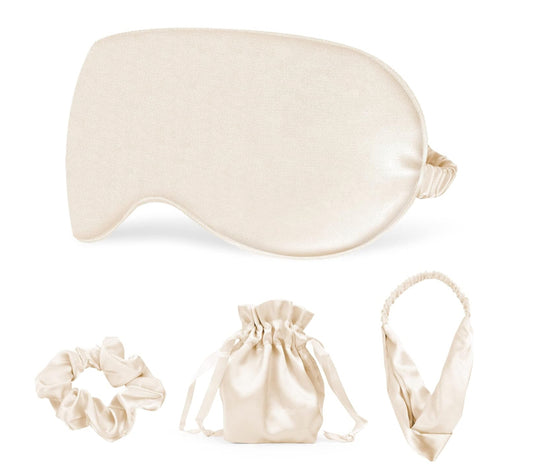 Glow Serum Gift Set (Silk Sleep Mask + Restore Serum)