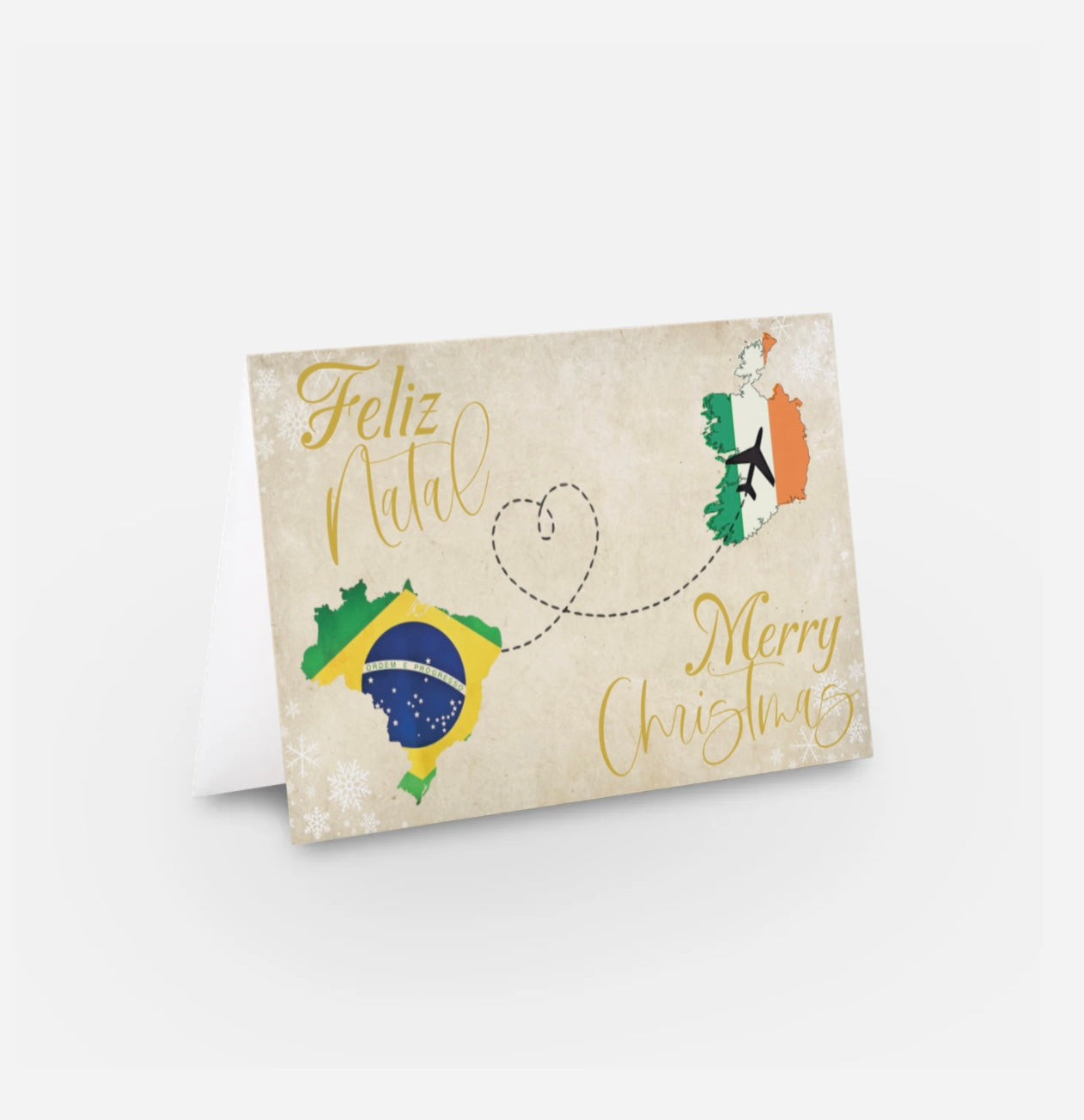 Bilingual Christmas Card (Portuguese & English)