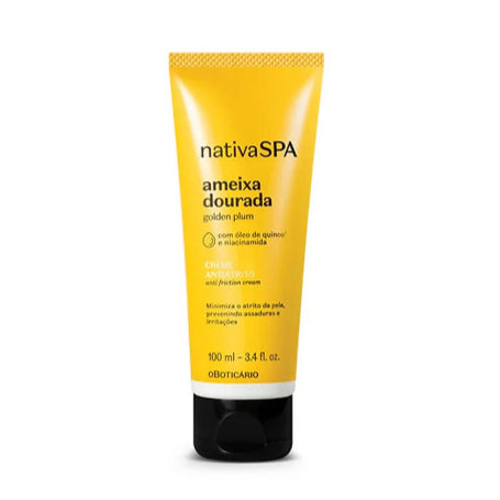 Nativa Spa Golden Plum Anti-Friction Body Cream, 100ml | O Boticario