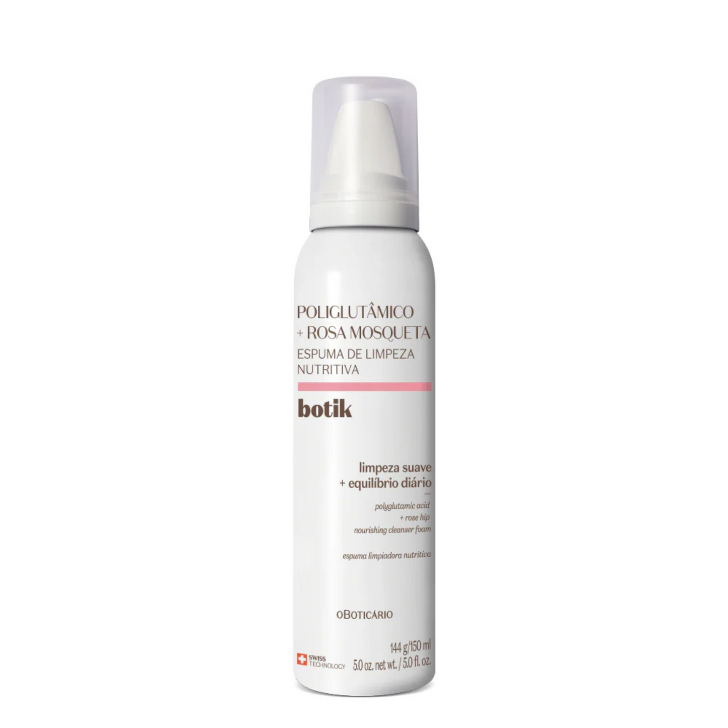 Botik Polyglutamic Acid + Rose Hip Nourishing Cleanser Foam