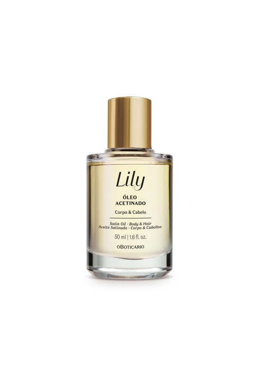 Lily Satin Oil Body and Hair 50ml | O Boticário