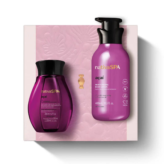 Kit NativaSPA Acai Body Lotion and Body Oil