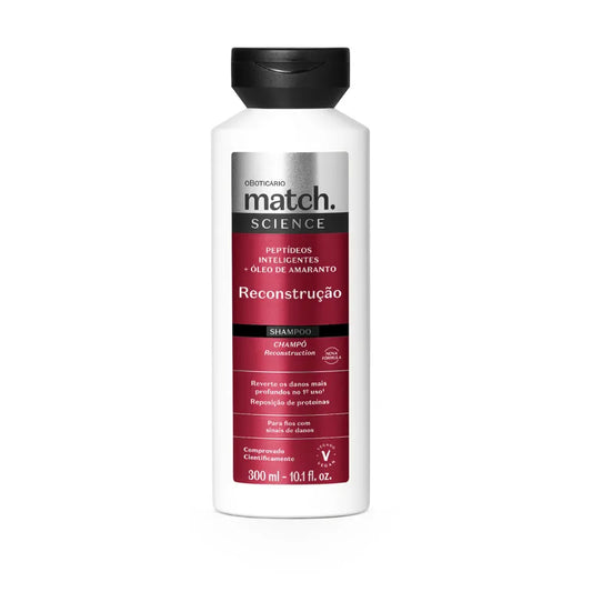 Match Science Shampoo Reconstruction 300ml | O Boticário