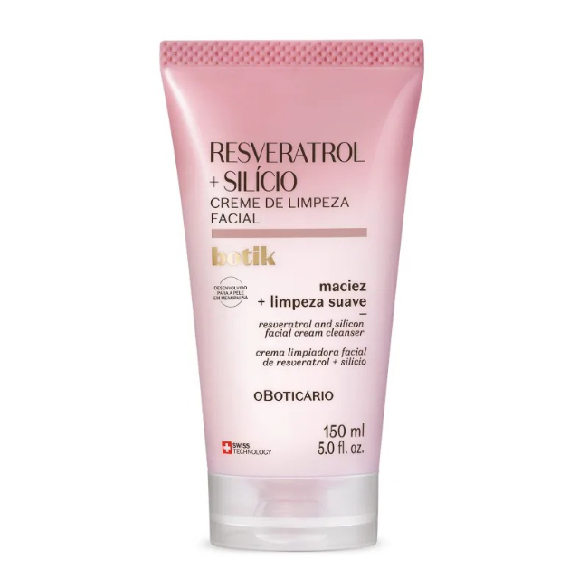 Botik Resveratrol and Silicon Facial Cream Cleanser 150ml O Boticário