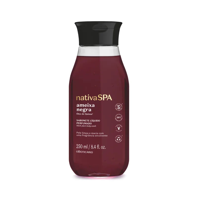 NativaSPA Black Plum Body Wash 250 ml O Boticário