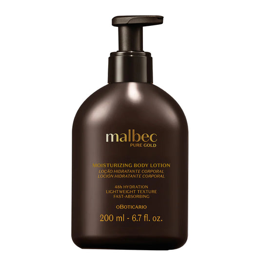 Malbec Pure Gold Moisturising Body Lotion 200ml | O Boticário