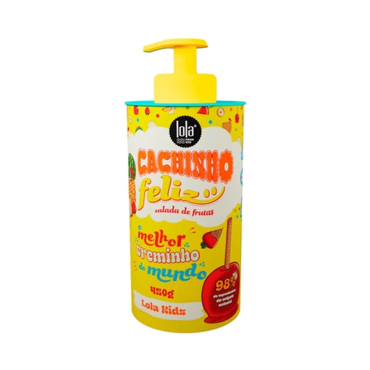 Cachinho Feliz Happy Curls Salad Fruit Kids Detangling Cream 450g | Lola Cosmetics