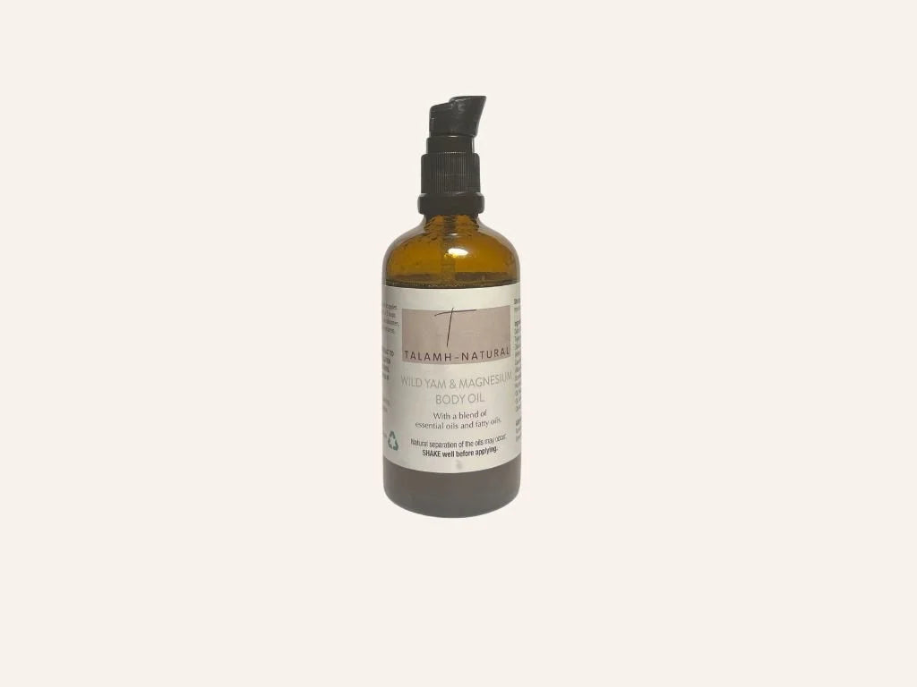 Wild Yam & Magnesium Body Oil 100ml | Talamh-Natural