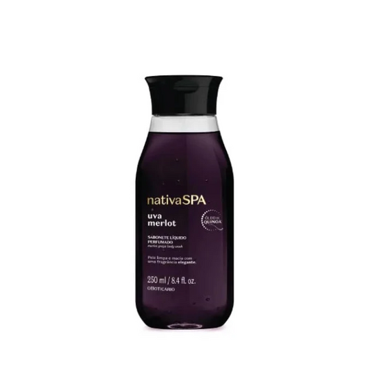 NativaSPA Merlot Grape Body Wash 250ml | O Boticário