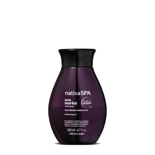 NativaSPA Grape Merlot Body Oil 200ml | O Boticário
