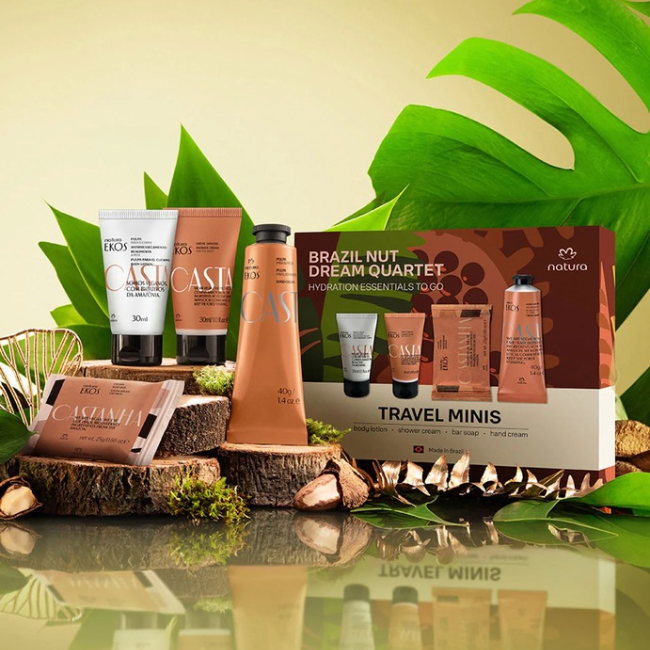 Kit Ekos Castanha Brazil Nut Dream Quartet Holiday Mini Set | Natura