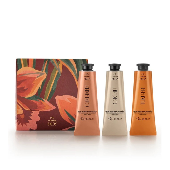 Ekos Kit Hand Cream Trio Holiday Set | Natura