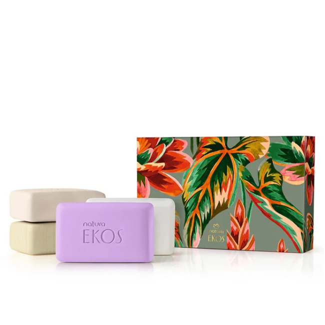 Ekos Holiday Creamy Soap Bar Set | Natura