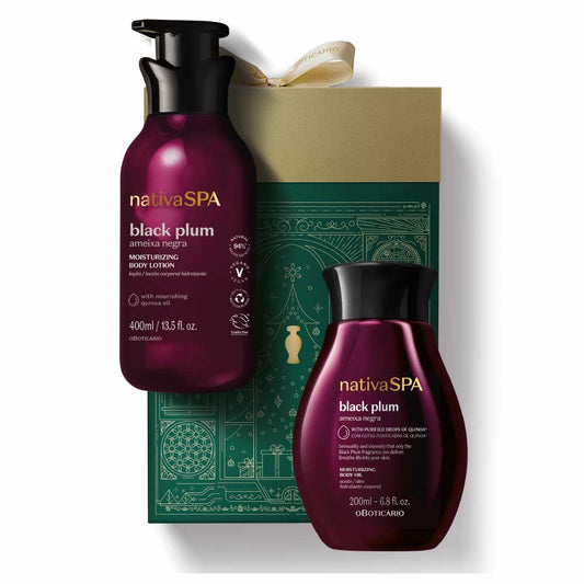 Nativa Spa Black Plum Christmas Gift Set