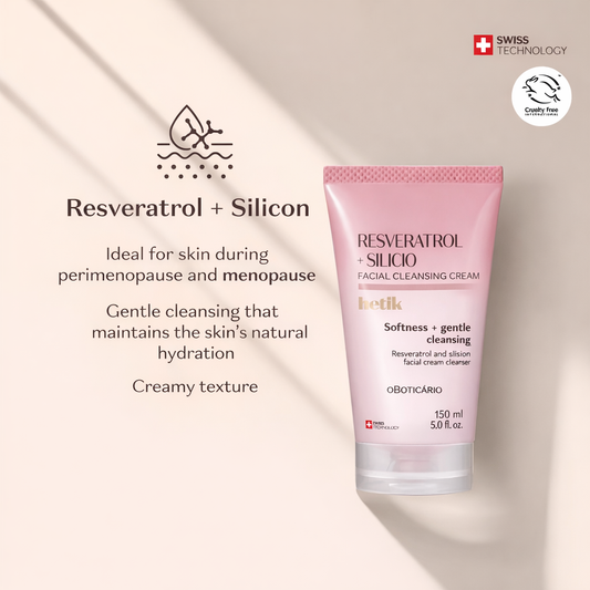 Botik Creme Limpador Facial Resveratrol e Silício 150ml O Boticário