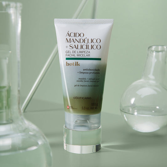 Botik Gel de Limpeza Micelar Facial com Mandélico + Ácido Salicílico 50g | O Boticário