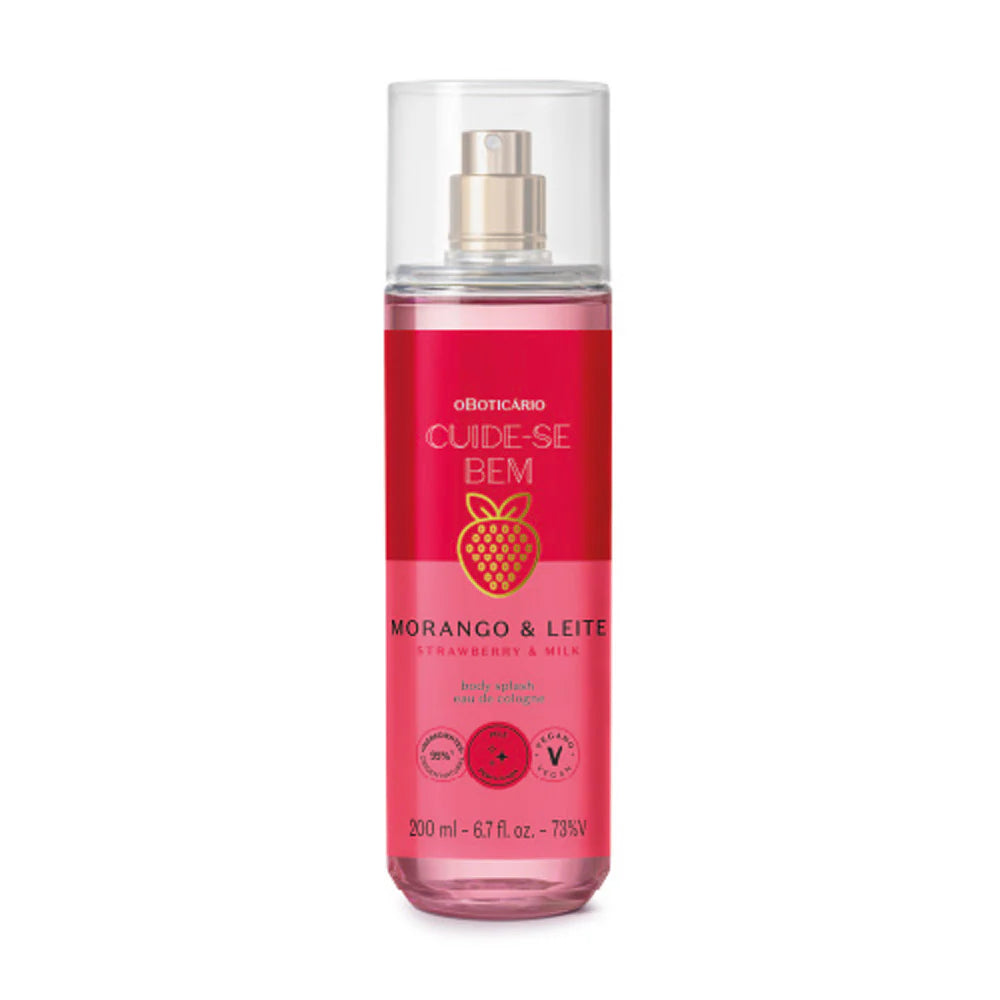 Cuide-se Bem Strawberry & Milk Body Splash 200ml
