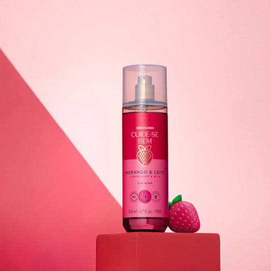 Cuide-se Bem Strawberry & Milk Body Splash 200ml