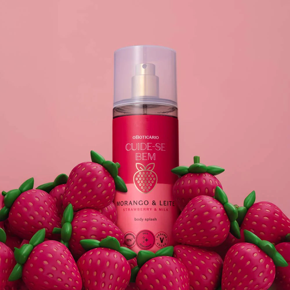 Cuide-se Bem Strawberry & Milk Body Splash 200ml
