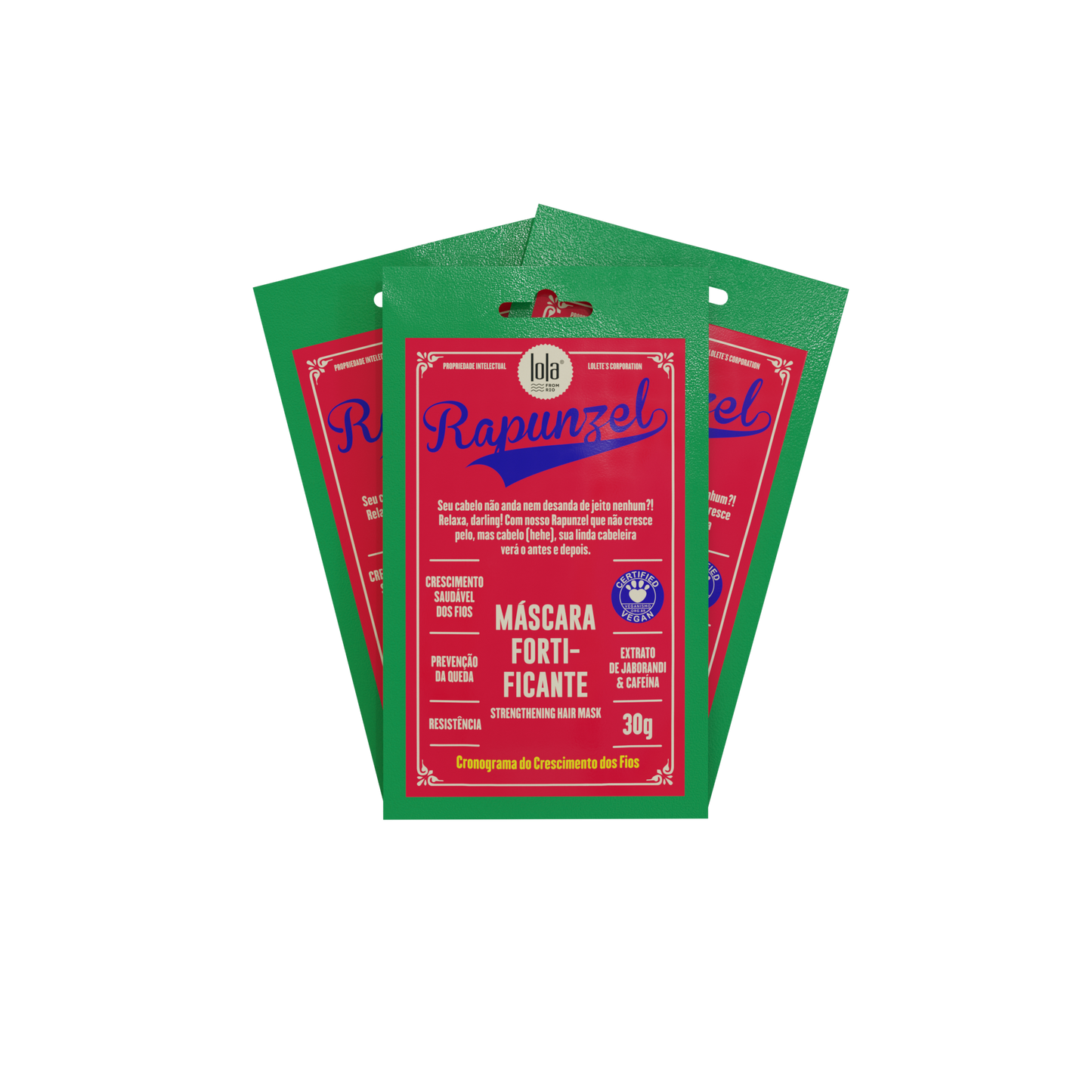 Máscara Capilar Fortificante Rapunzel 30g | Lola do Rio
