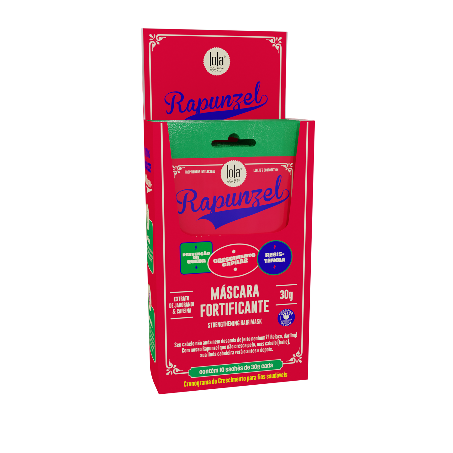 Máscara Capilar Fortificante Rapunzel 30g | Lola do Rio