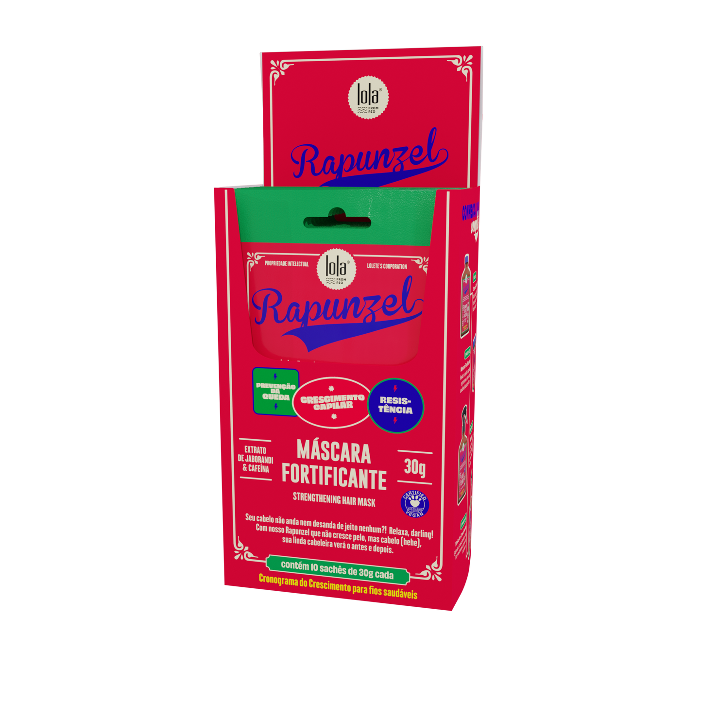 Máscara Capilar Fortificante Rapunzel 30g | Lola do Rio