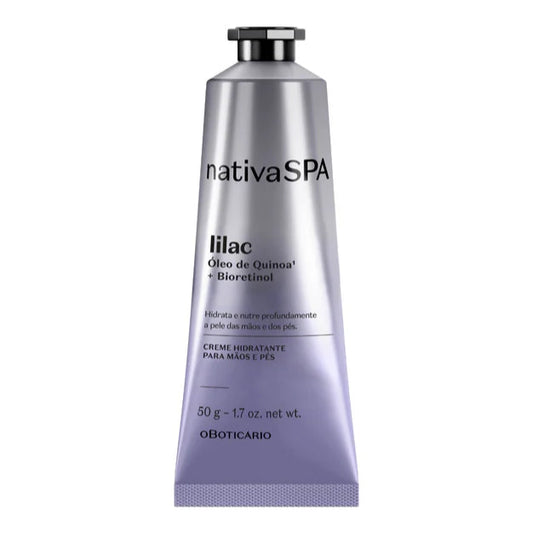 Nativa SPA Lilac Smoothing Cream Hands and Feet, 50g | O Boticario