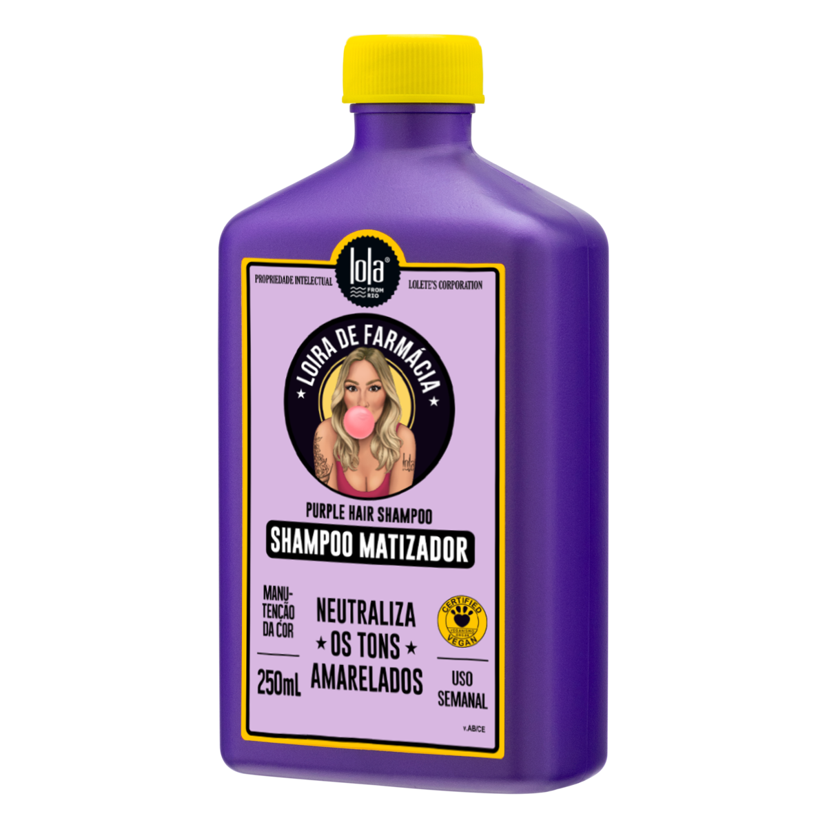Loira de Farmácia Purple Shampoo for Blonde Hair 250ml | Lola Cosmetics
