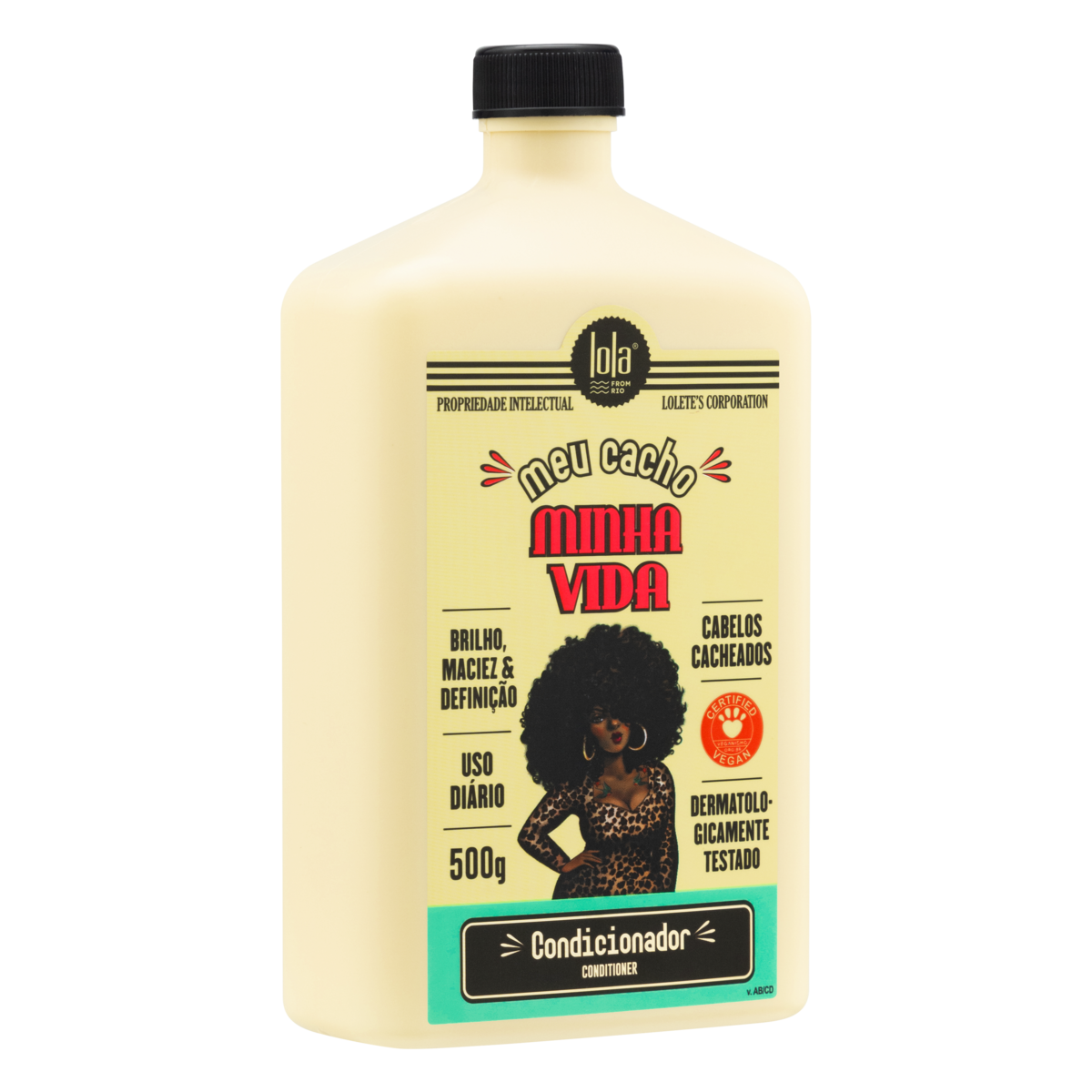 Meu Cacho Minha Vida Conditioner for Curly Hair 500g | Lola Cosmetics