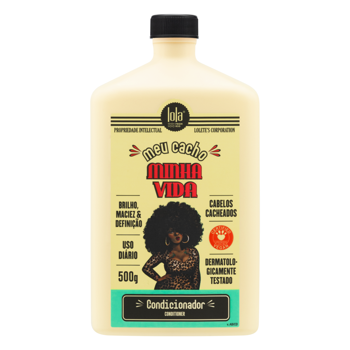 Meu Cacho Minha Vida Conditioner for Curly Hair 500g | Lola Cosmetics