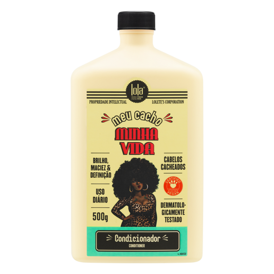 Meu Cacho Minha Vida Conditioner for Curly Hair 500g | Lola Cosmetics