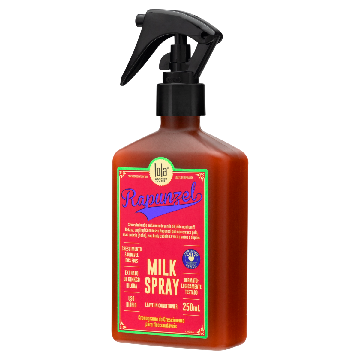 Spray condicionador sem enxágue Rapunzel Milk Spray 250ml | Lola from Rio