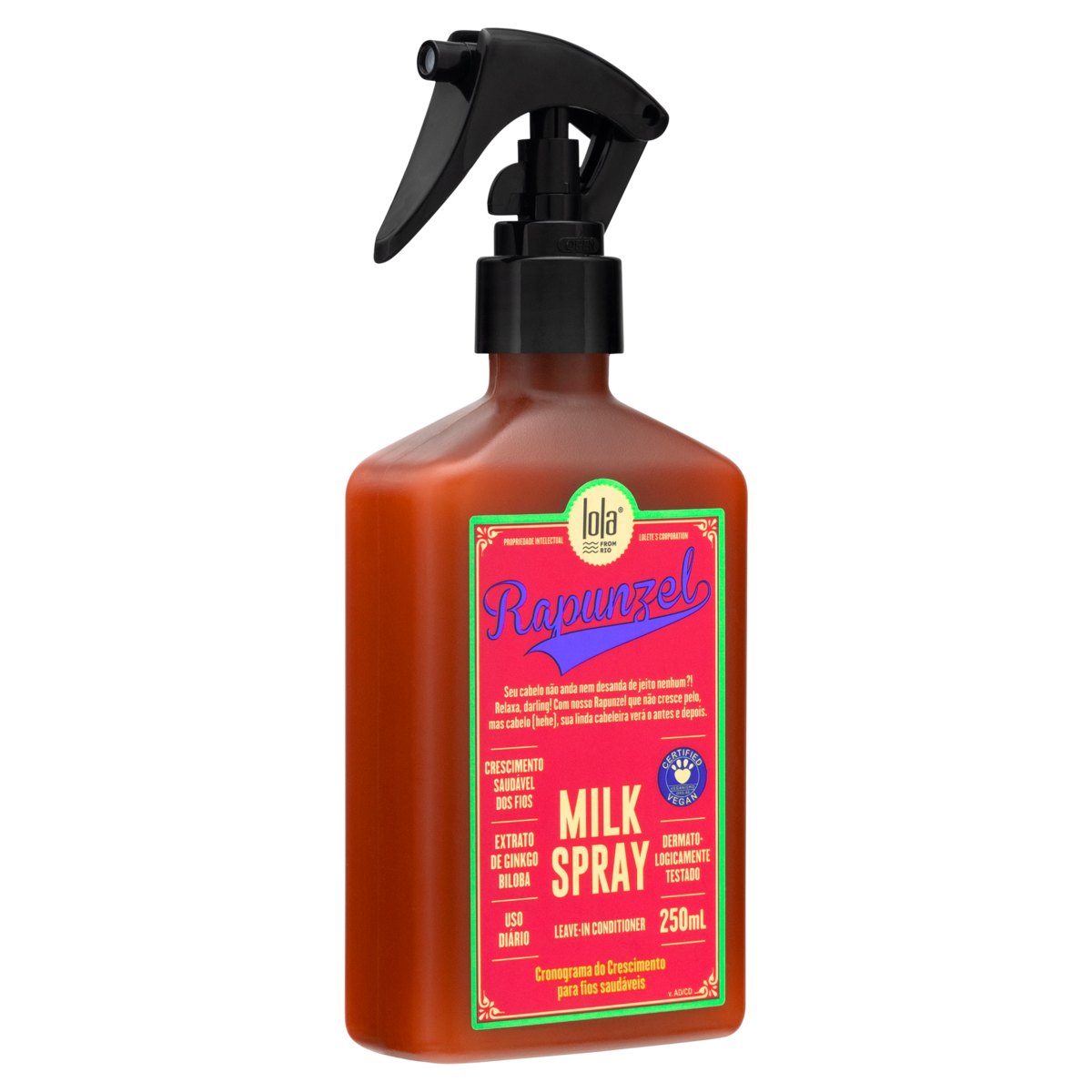 Spray condicionador sem enxágue Rapunzel Milk Spray 250ml | Lola from Rio