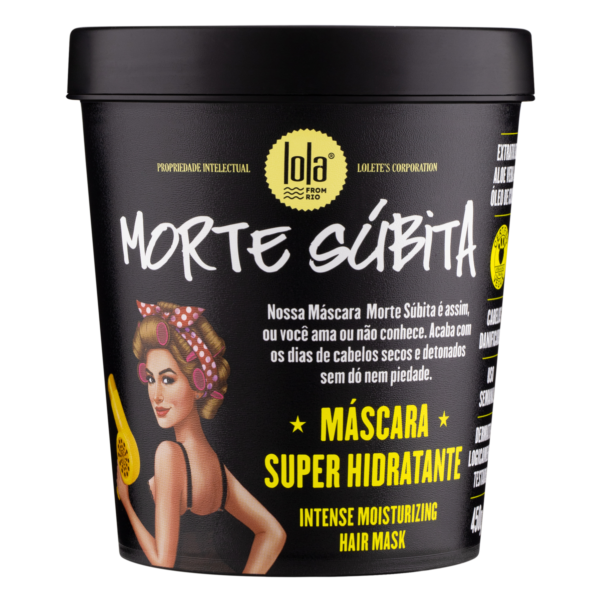 Máscara Capilar Hidratante Intensa Morte Súbita 450g | Lola do Rio