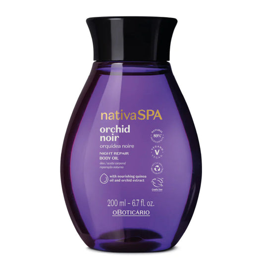 Nativa SPA-Hydrating Body Oil Orchid Noir, 200ml - O Boticário