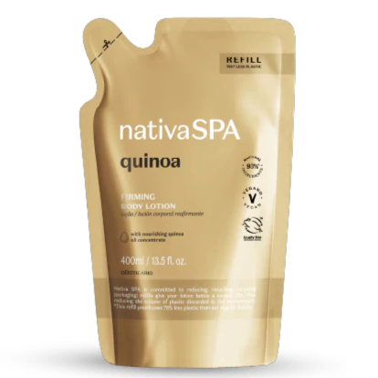 Nativa SPA-Refill Quinoa Moisturizing Deodorant Lotion 400ml | O Boticário