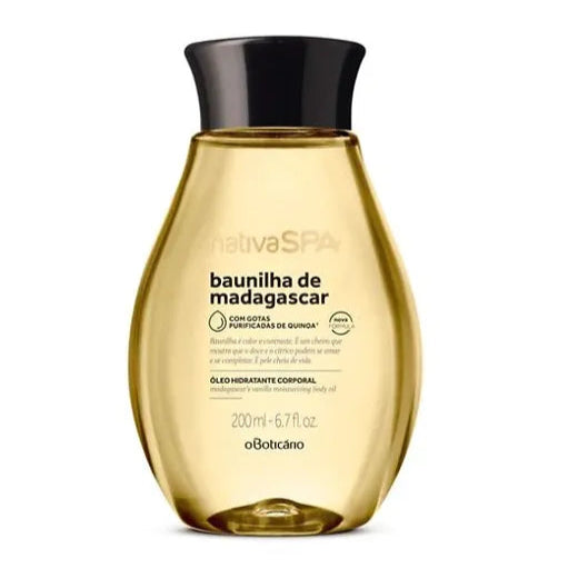 Nativa SPA Madagascar's Vanilla Moisturizing Body Oil 200ml l O Boticário