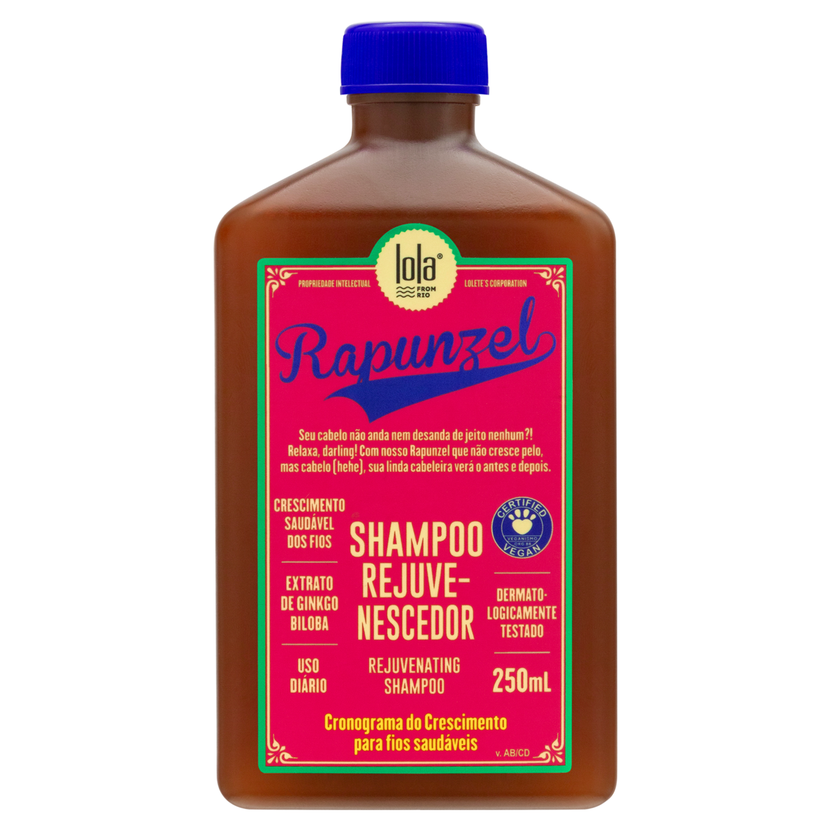 Champú rejuvenecedor Rapunzel - 250 ml | Lola de Río