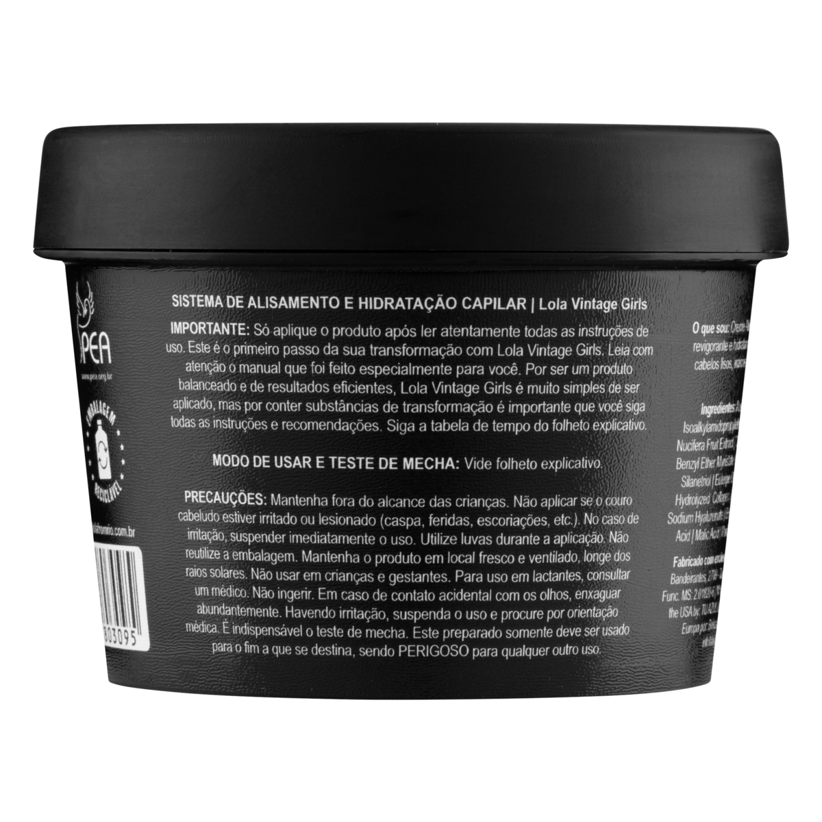 Lola Vintage Girls Straightening Cream Botox 100g | Lola Cosmetics