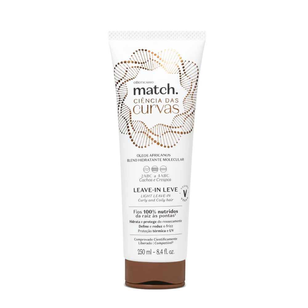 Match  Science of Curly Light Leave-in  | O Boticario